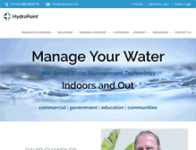 Tablet Screenshot of hydropoint.com